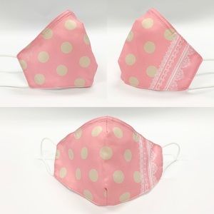 Polka dot Face Mask Nose wire Water Prove Washable